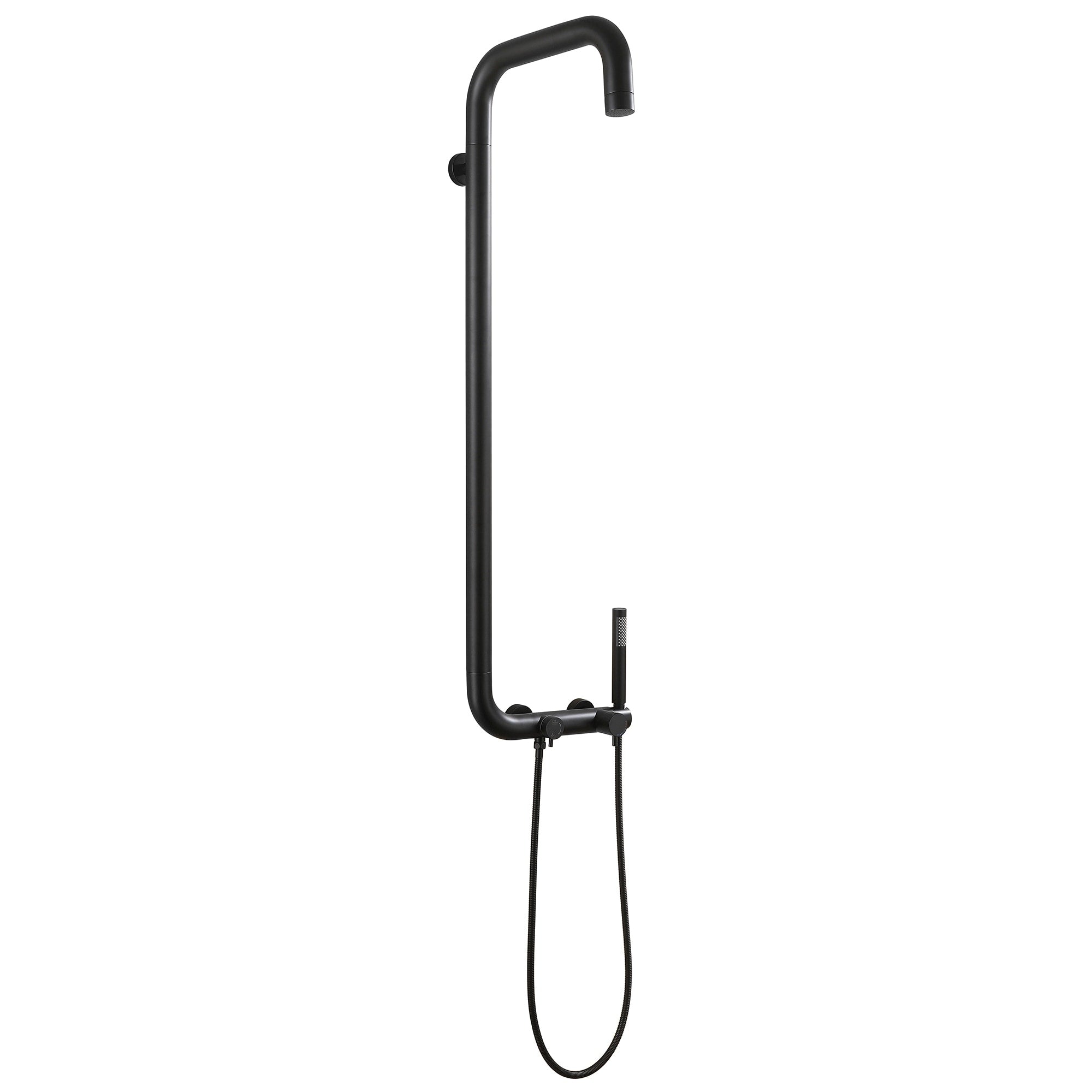 44 H 316 Stainless Steel Wall Mounted Rust Free Outdoor Shower With Handheld Shower
