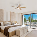 45 Inch Smart Ceiling Fan With Light