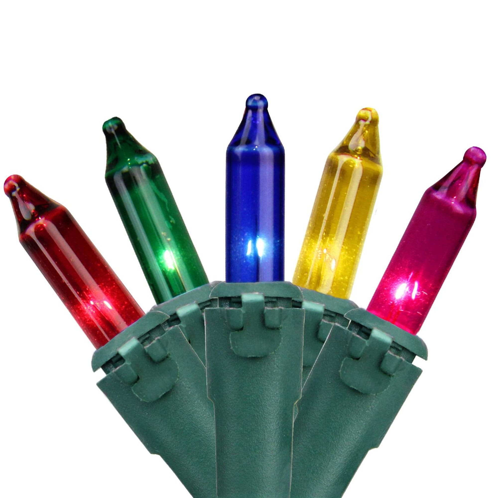 450 Count Multi Color Mini Christmas Lights Set 93Ft Green Wire N A