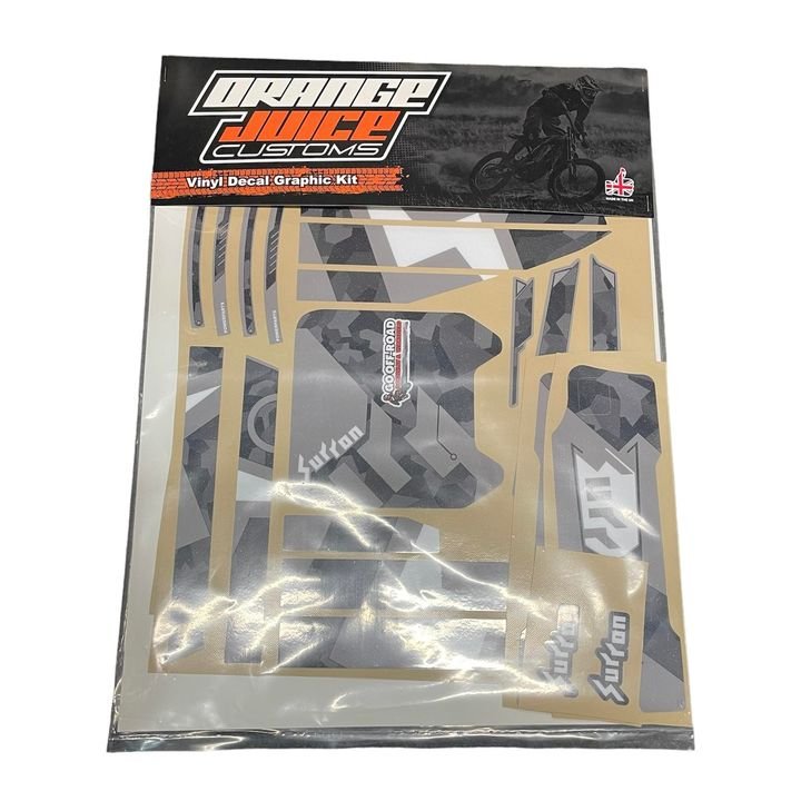 SUR RON OEM GRAPHICS KIT  – GREY CAMO GLOSS