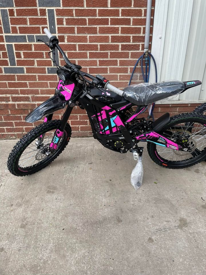 SUR RON OEM GRAPHICS KIT – PINK/BLUE SPLATTER GLOSS