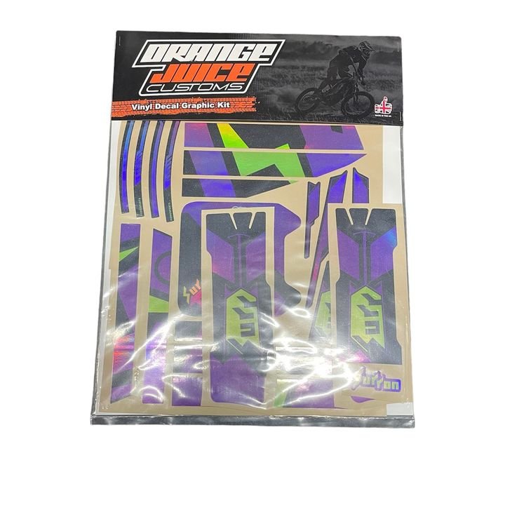SUR RON OEM DECALS – PURPLE/GREEN HOLOGRAPHIC