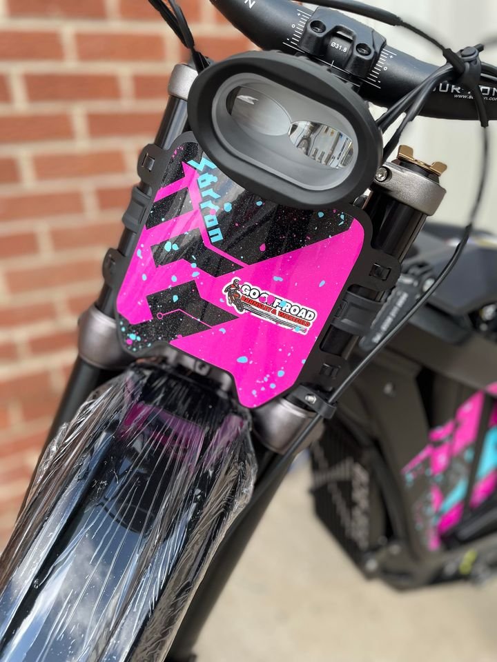 SUR RON OEM GRAPHICS KIT – PINK/BLUE SPLATTER GLOSS