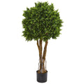 46 Boxwood Artificial Topiary Tree Uv Resistant Indoor Outdoor