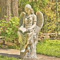 46 T Sitting Magnesium Angel Statue Reading Book