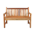 47 Ecodecors Hampstead Heath Indoor Or Outdoor Solid Teak Bench In Earthyteak Finish