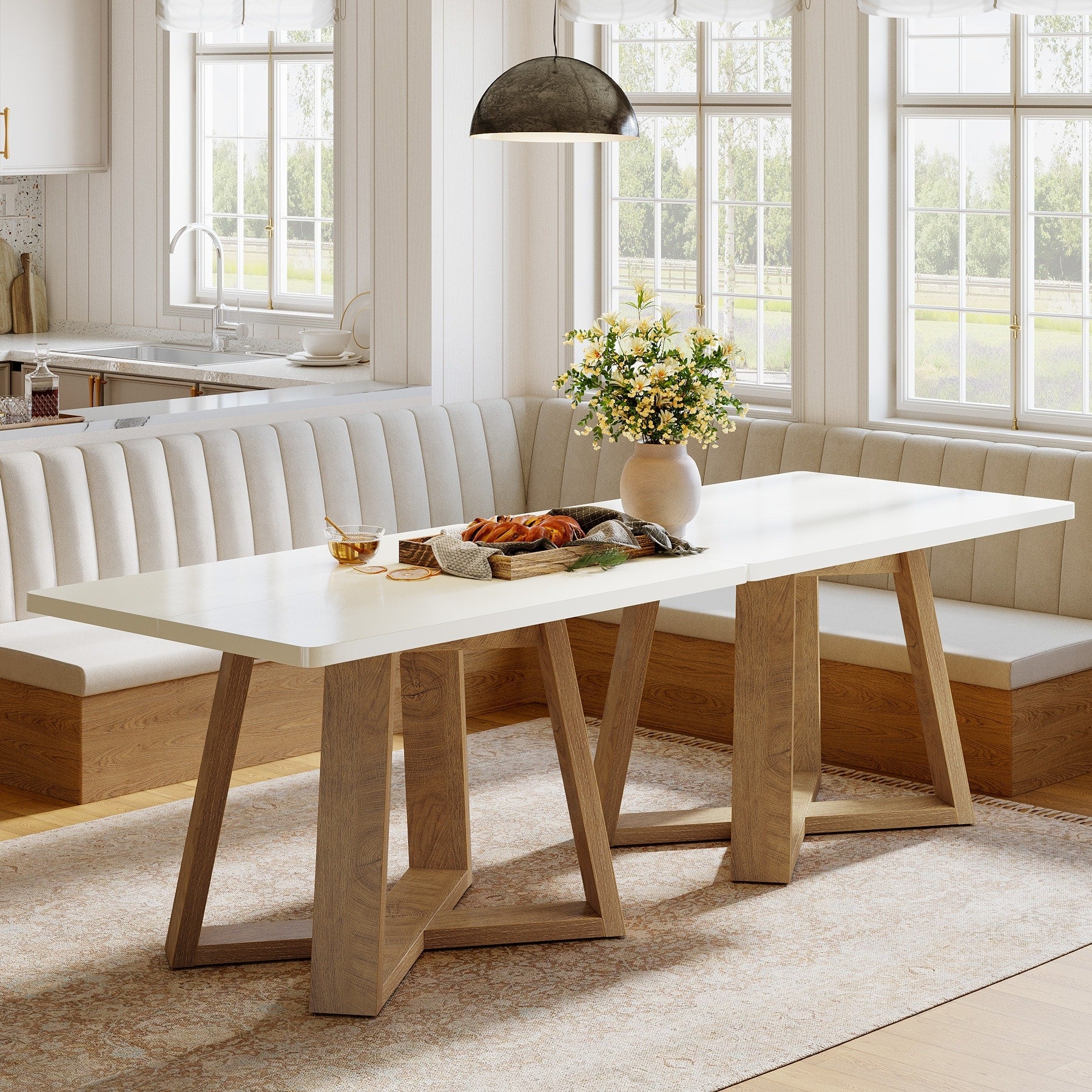 47 Inch Dining Table For 4 People