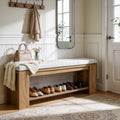 47 Inch Long Upholstered Entryway Bench