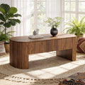 47 Inch Oval Lift Top Coffee Table Mid Century Rustic Center Table With Hidden Storage And 24 Raised Height For Living Room