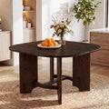 47.2 Inch Solid Wood Square Dining Table For Kitchen Living Room