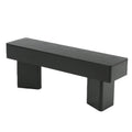 47.24 Black Wooden Dining Bench Modern Kitchen Bench