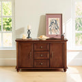 47.3 Mid Century Modern Sideboard Buffet Cabinet With 2 Doors And 3 Drawers Wood Storage Cabinet