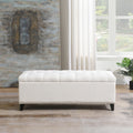 47.5 Storage Bench Ottoman Bench With Safety Close Hinge End Of Bed Bench Indoor Bench Lounge Bench Leisure Bench