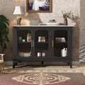 47.9 Glass Door Large Torage Cabinet For Living And Dining Room