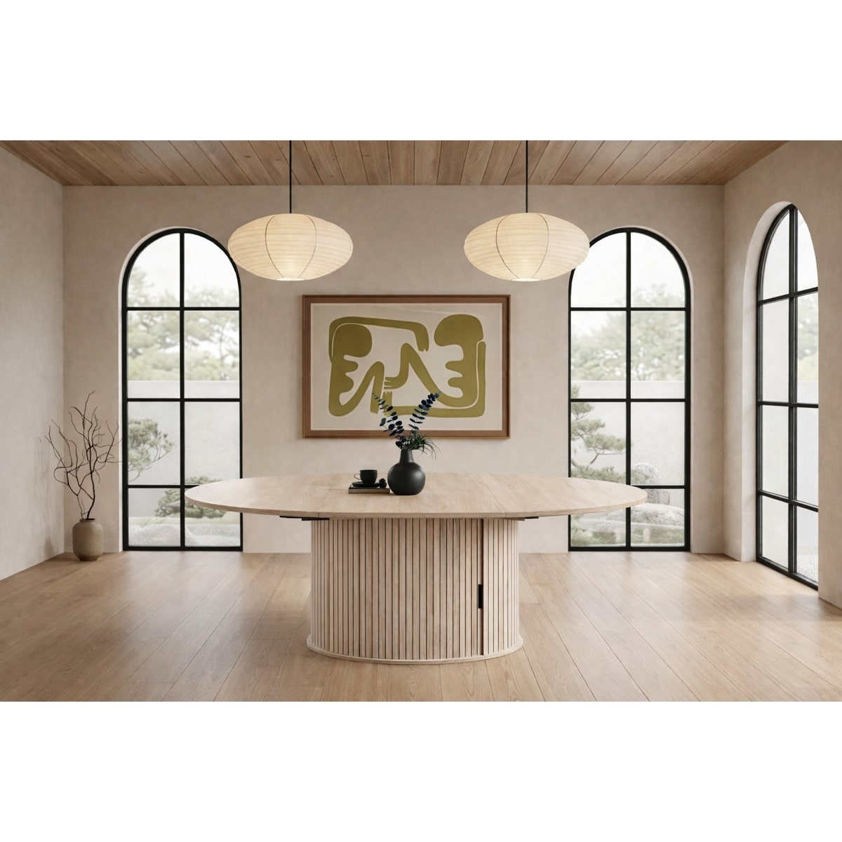 47 63 Extendable Dining Table For 4 8 With Storage Shelf
