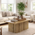 47 Coffee Table Minimalist Rectangular Center Table For Living Room Modern Heavy Duty Cocktail Tea Table