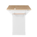 47 Expandable Kitchen Island With 3 Drawers Power Outlet Rolling Kitchen Cart With Adjustable Shelves