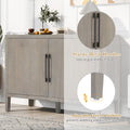 47 Farmhouse Sideboard With Adjustable Feet And 2 Doors