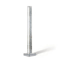 47 Modern Glam Mirrored Crystal Tall Floor Lamp