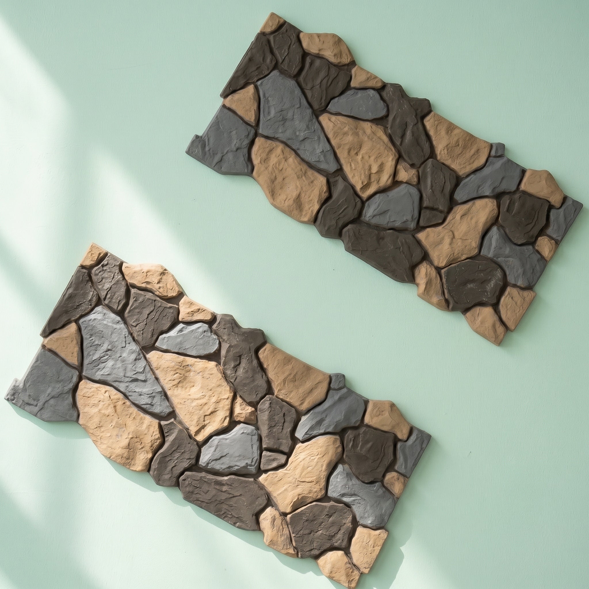 47 X 22 Faux Stone Veneer Panels 6 Pack Class B2 Fire Rated Pu Fieldstone Wall Panels Lightweight Faux Siding 47.2 X22