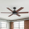 48 56 60 Inch Reversible Blade Ceiling Fan No Light With Remote Control