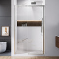 48 60 W X 74 H Framed Sliding Shower Door Enclosure With Stainless Steel Handle 48 Inch
