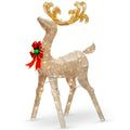 National Tree Company 48 Holiday Christmas Crystal Splendor Reindeer Decoration With White Led Lights