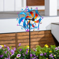 48 In. Metal Whirling Mirage Wind Spinner