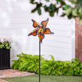 48 In. Monarch Butterfly Metal Wind Spinner