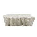 48.62 Unique Shape Sturdy Fiberglass Coffee Table For Living Room No Need Assembly