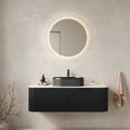 48 Bathroom Vanity With Sink Modern Wall Mounted Bathroom Storage Cabinet With 2 Drawers Ceramic Vessel Basin Without Faucet