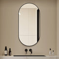 48 24 Black Bathroom Vanity Mirror Wall Mounted