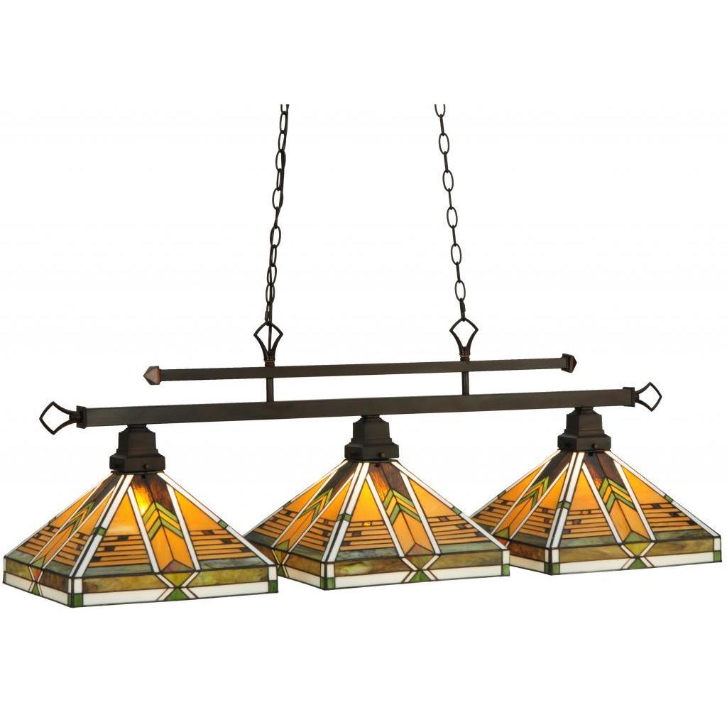 48 Inch Abilene 3 Light Island Pendant