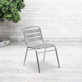 Lancaster Home Aluminum Slat Back Chair