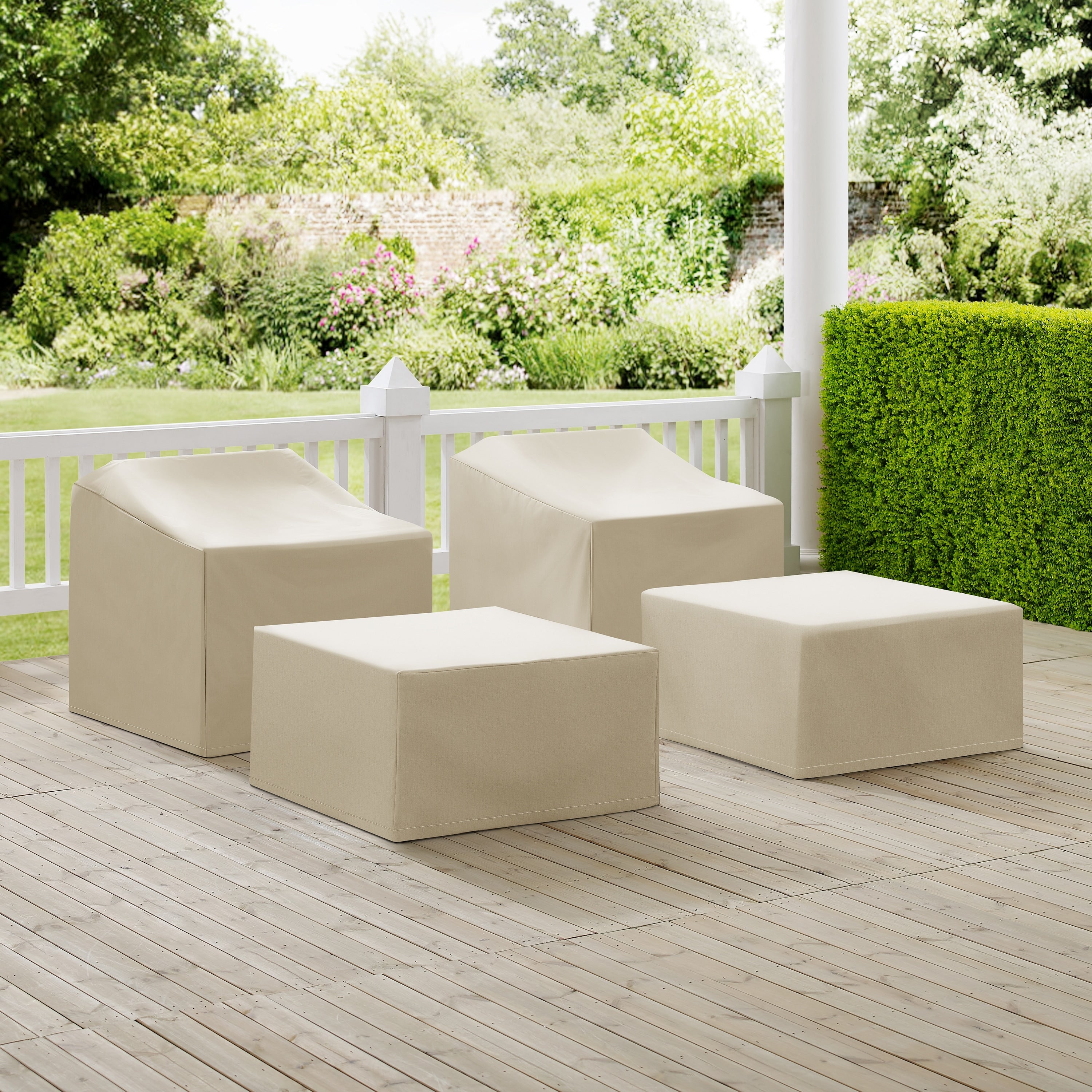 4Pc Furniture Cover Set