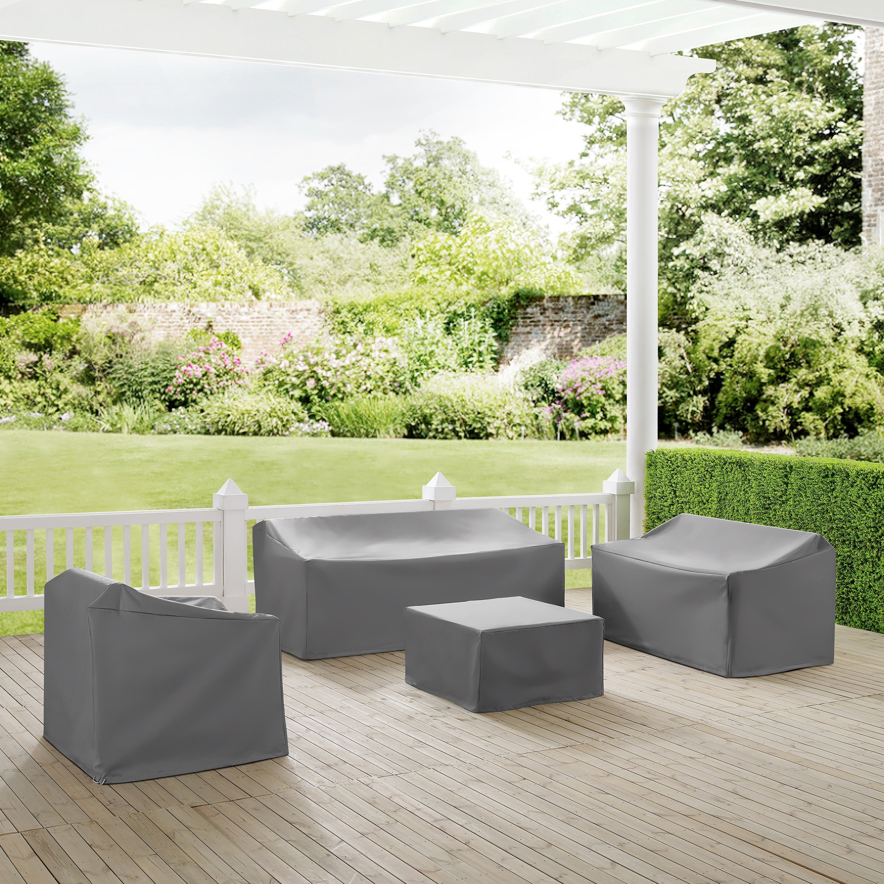 4Pc Sectional Cover Set
