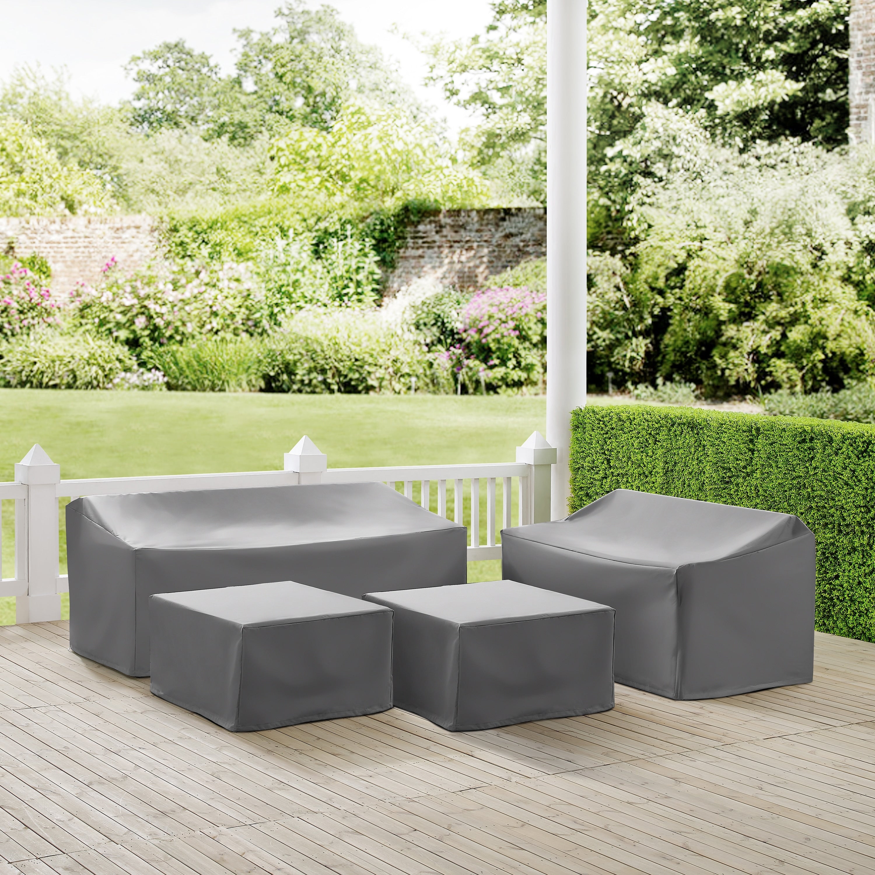 4Pc Sectional Cover Set