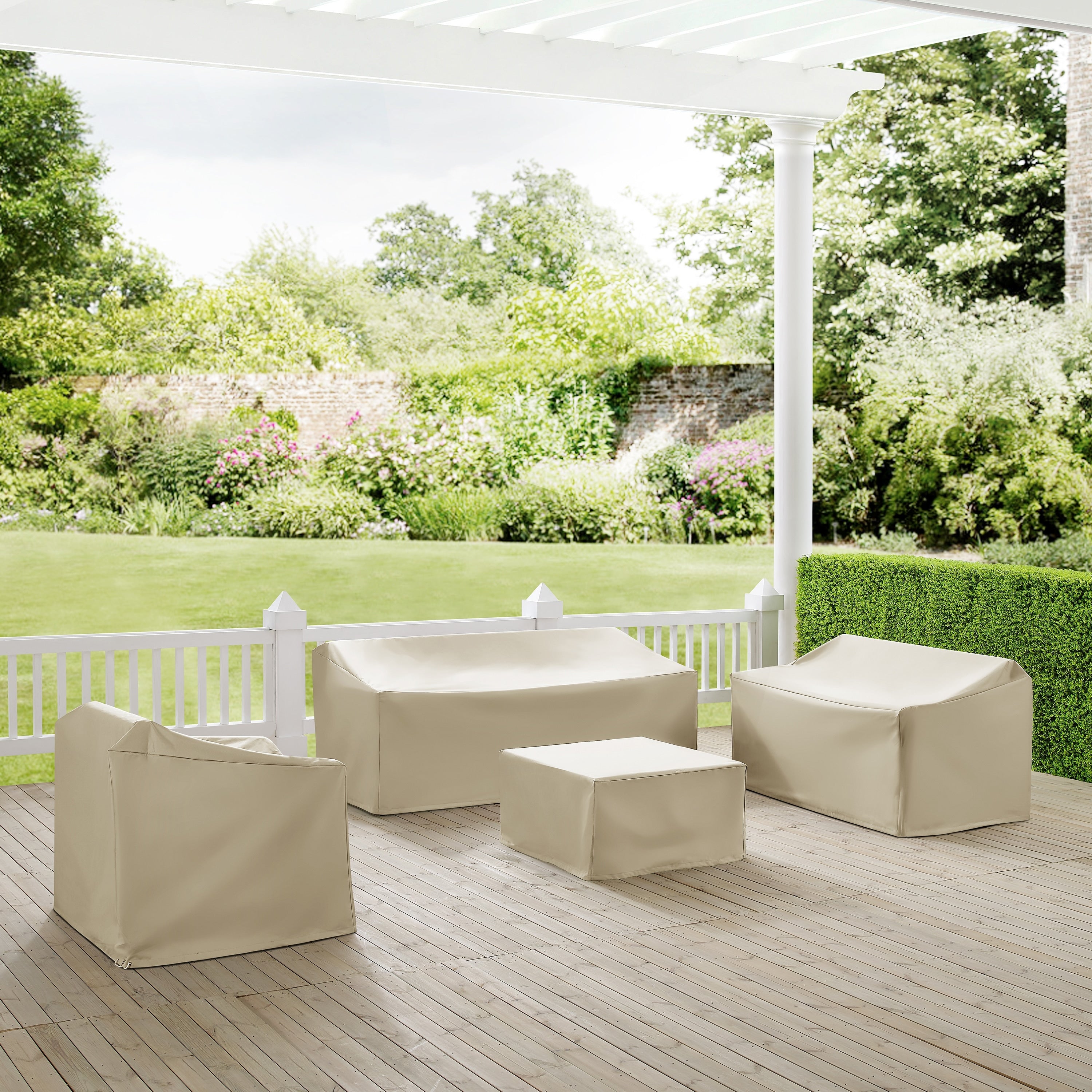 4Pc Sectional Cover Set