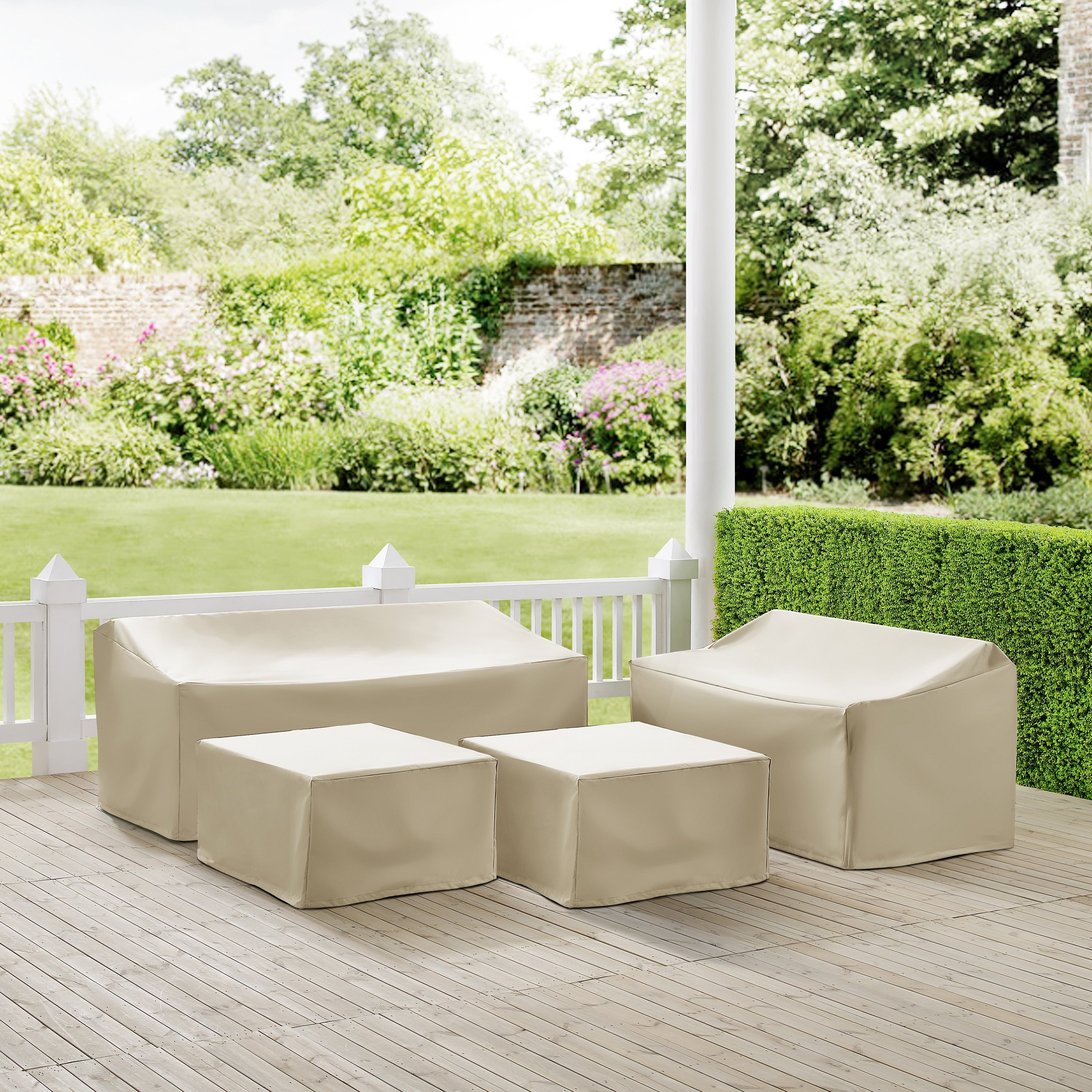 4Pc Sectional Cover Set
