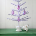 4 Iridescent Glass Egg Ornament Box Of 4