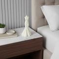 4 Ivory Clean Cotton Scented Dimensional Form Candle