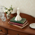 4 Ivory Love Scented Dimensional Form Candle