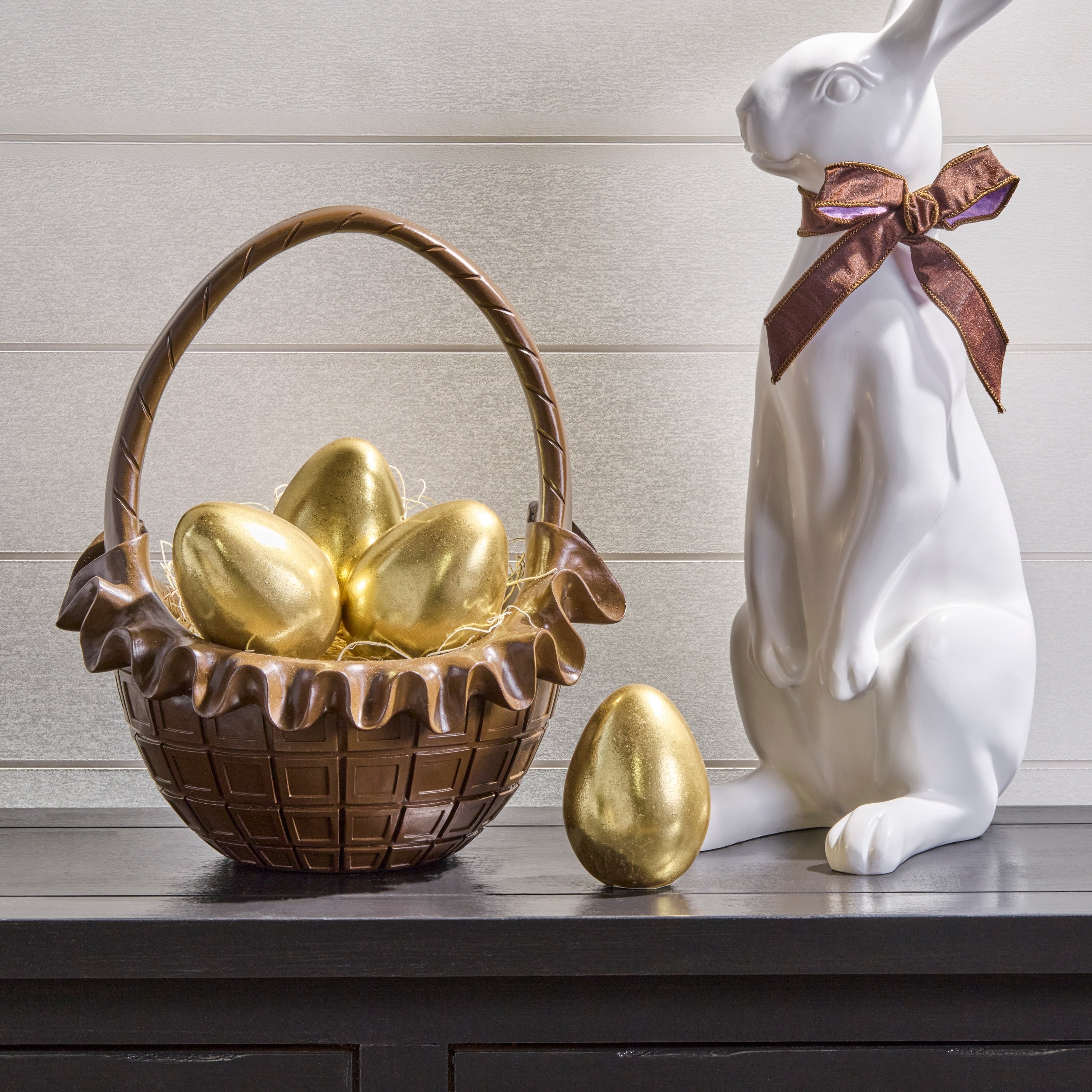 4 Resin Golden Egg
