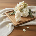 4 White Orchid And Sea Salt Scented Dimensional Twist Candle