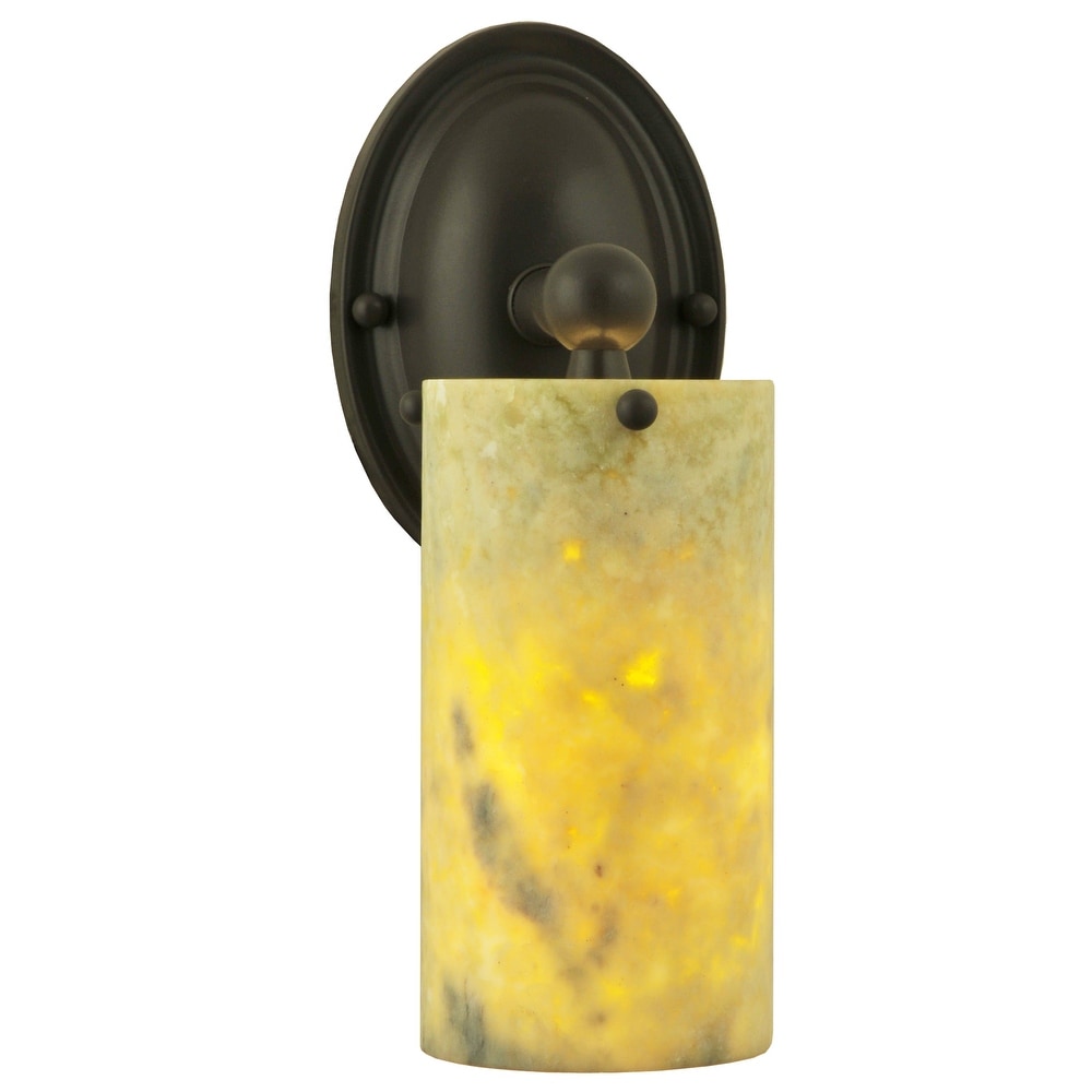 4 W Cilindro Jadestone Wall Sconce