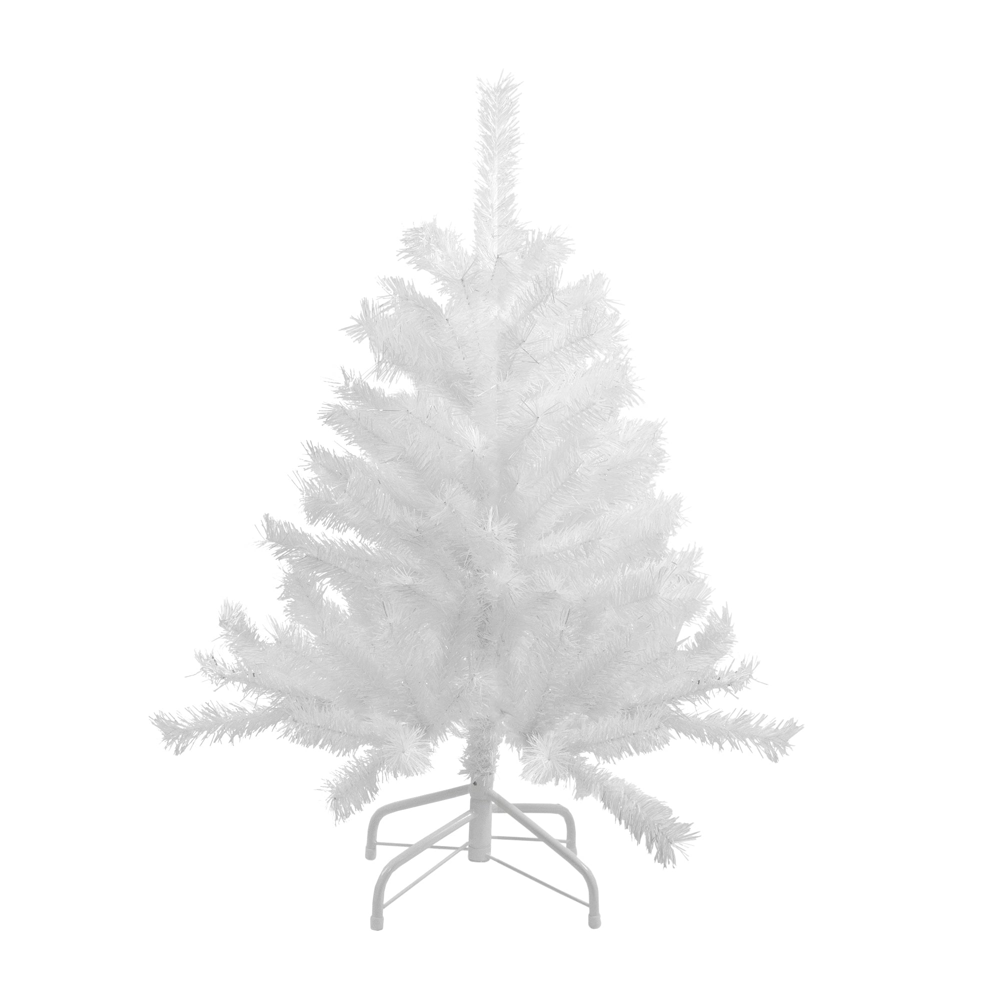 4 Icy White Spruce Artificial Christmas Tree Unlit 4 Foot