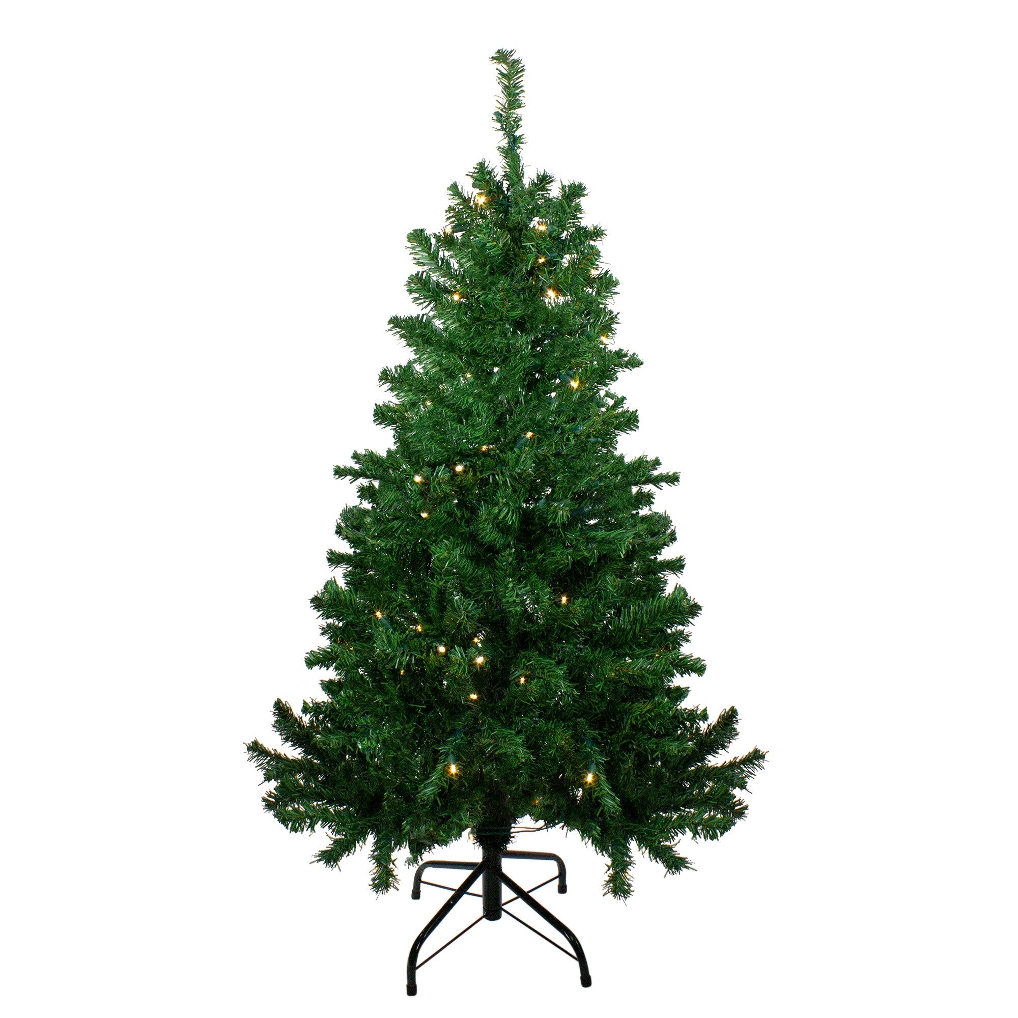 4 X 30 Pre Lit Mixed Classic Pine Medium Artificial Christmas Tree Warm Clear Led Lights