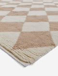 Cariad Hand-Knotted Wool Moroccan Shag Rug Swatch 18in x 18in