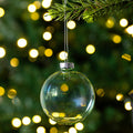 4Ct Shiny Green Clear Iridescent Christmas Ball Ornaments 3.25 80Mm