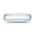 4Mm Domed Comfort Fit Wedding Band In 950 Platinum